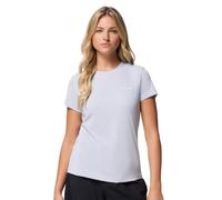 Columbia Women's Zero Rules Light Short Sleeve Crew, Technical Short Sleeve T-Shirt, Cirrus Grey, L