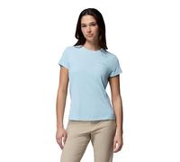Columbia Women's Zero Rules Light Short Sleeve Crew, Technical Short Sleeve T-Shirt, Marine Light, XX-Large