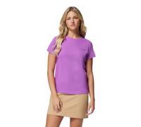 Columbia Women's Zero Rules Light Short Sleeve Crew, Technical Short Sleeve T-Shirt, Razzle, M