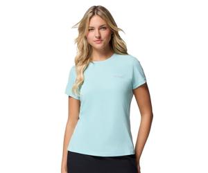 Columbia Women's Zero Rules Light Short Sleeve Crew, Technical Short Sleeve T-Shirt, Spray, XS