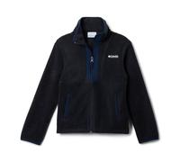 Columbia Youth Back Bowl 2 Full Zip Fleece, Full Zip Fleece Jacket, Black/Collegiate Navy, X-Small