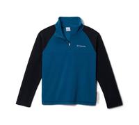 Columbia Youth Boys Glacial Half Zip, Fleece Pull Over, Phoenix Blue/Black, Medium