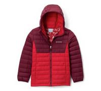 Columbia Youth Boys Powder Lite 2 Hooded Jacket, Hooded Puffer Jacket, Mountain Red, Rich Wine, XL