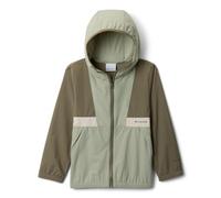 Columbia Youth Boys Spire Valley Windbreaker, Lightweight Windbreaker Jacket, Stone Green/Safari/Dark Stone, S