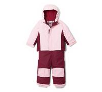 Columbia Youth Buga 3 Set, Snowsuit Ski Jacket and Pants Set, Satin Pink/Rich Wine, X-Small