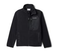 Columbia Youth Fast Trek 5 Full Zip, Full Zip Fleece Jacket, Black, X-Small