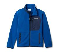 Columbia Youth Fast Trek 5 Full Zip, Full Zip Fleece Jacket, Mountain Blue/Collegiate Navy, Small