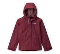Columbia Youth Girls Arcadia 2 Jacket, Waterproof Rain Jacket, Rich Wine, Small