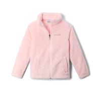 Columbia Youth Girls Fire Side Sherpa Full Zip, Full Zip Sherpa Fleece, Satin Pink, XS