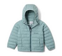 Columbia Youth Girls Powder Lite 2 Hooded Jacket, Hooded Puffer Jacket, Crushed Blue, M