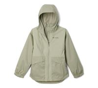 Columbia Youth Girls Rainy Trails 2 Fleece Lined Jacket, Safari, 116