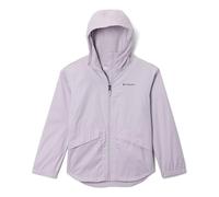 Columbia Youth Girls Rainy Trails 2 Fleece Lined Jacket, Waterproof Rain Jacket, Lavender Pearl, S