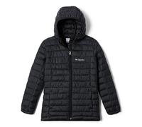 Columbia Youth Girls Silver Falls Hooded Jacket Hooded Puffer Jacket, BLACK, Size XS