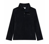 Columbia Youth Glacial Half Zip | Lightweight microfleece half-zip for everyday warmth; Color: Black, Size: XXS