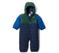 Columbia Youth Infant Powder Lite 2 Reversible Bunting, Snowsuit Romper, Collegiate Navy/Rain Forest/Mountain Blue, 3/6 Months