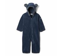 Columbia Youth Infant Tiny Bear 2 Bunting, Fleece romper, Collegiate Navy, 0/3