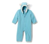 Columbia Youth Infant Tiny Bear 2 Bunting, Fleece romper, Vintage Blue/Chalk, 12/18