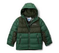 Columbia Youth Pike Lake 2 Hooded Jacket, Hooded Puffer Jacket, Rain Forest/Greenscape, M