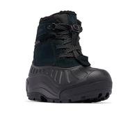 Columbia Youth Powderbug Alpine Waterproof Snow Boot, Black/Black, 3 UK