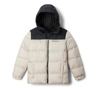 Columbia Youth Unisex Puffect Hooded Jacket, Hooded Puffer Jacket, Dark Stone, Black, XL
