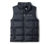 Columbia Youth Puffect Vest, Puffer Vest Body Warmer, Black, Medium
