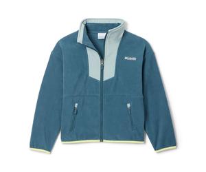 Columbia Youth Sequoia Grove Full Zip Fleece, Full Zip Fleece Jacket, Everblue/Crushed Blue, Small