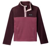 Columbia Youth Steens Mountain 2 1/4 Snap Fleece Pull-Over, Fleece Pull Over, Antique Mauve/Moonvista/Mineral Pink, Medium