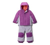 Columbia Youth Toddler Buga 3 Set, Snowsuit Ski Jacket and Pants Set, Razzle/Lavender Pearl, 2T (2 years)