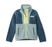 Columbia Youth Unisex Back Bowl 2 Full Zip Fleece, Full Zip Fleece Jacket, Everblue, Crushed Blue, Neon Light, S