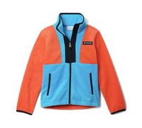 Columbia Youth Unisex Back Bowl 2 Full Zip Fleece, Full Zip Fleece Jacket, Zing, Compass Blue, Black, L