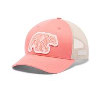 Columbia - Snap Back Cap - Hot Coral Dark Stone Bear Swirl Size O/S - Children