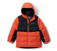 Columbia Youth Unisex Pike Lake 2 Hooded Jacket, Hooded Puffer Jacket, Zing, Black, XS