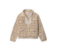 Columbia Youth Unisex Sequoia Grove Printed Full Zip Fleece, Beige, Size S Beige