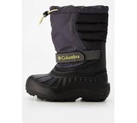 Columbia Youth Unisex Youth Powderbug Snowlite Boots, Grey, Size 3 Older Grey