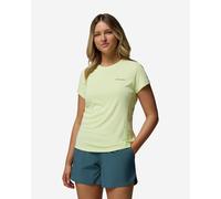 Columbia Zero Rules Light Short Sleeve T-Shirt Pale Yellow Women - L