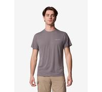 Columbia Men's Zero Rules Light Short Sleeve Crew, Technical Short Sleeve T-Shirt, City Grey, M