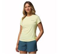 Columbia Zero Rules Light Short Sleeve T-Shirt Pale Yellow Women - L