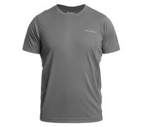 Columbia Men's Zero Rules Light Short Sleeve Crew, Technical Short Sleeve T-Shirt, City Grey, Small