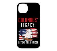 Columbus' Legacy: Beyond The Horizon Indigenous Columbus Day Case for iPhone 14 Plus