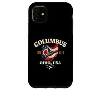 Columbus Ohio Distressed Design Case for iPhone 11