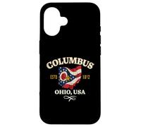 Columbus Ohio Distressed Design Case for iPhone 16