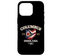 Columbus Ohio Distressed Design Case for iPhone 16 Pro
