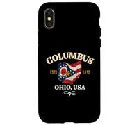 Columbus Ohio Distressed Design Case for iPhone X/XS