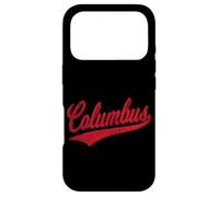 COLUMBUS OHIO VARSITY SCRIPT CLASSIC SPORTS JERSEY STYLE Case for iPhone 17 Pro