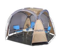 Columbus Outdoor Shadow Shelter Brown Grey