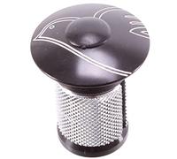 Columbus Top Cap + Expander for Carbon Steerer Forks, Black, 1"
