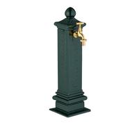Column Fountain Garden Tap Antique Ornamental Standing Water Feature Patio 47cm