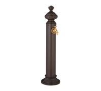 Column Fountain Garden Tap Antique Ornamental Standing Water Feature Patio 87cm