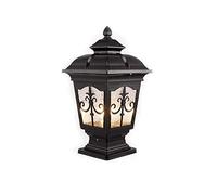 Column Light Outdoor Villa Gate Aluminum Lights European Garden Waterproof IP54 Decoration Bollard Pillar Lamp Exterior Courtyard Squares Lawn Aisle Post Lantern E27