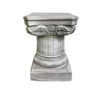 Column Planter Base Pedestal Stand Display Riser Plinth With Timeless Column Form Resin Construction Aged Stone Texture Suitable for weddings